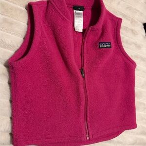 Patagonia Pink Fleece Vest - Toddler